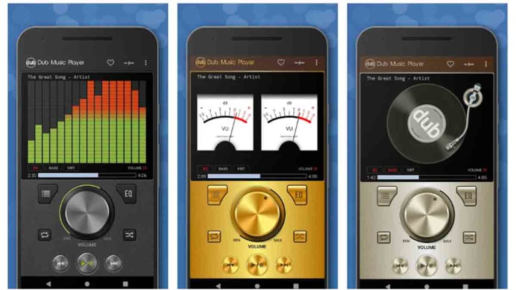 Музыкальный плеер с эквалайзером. Dub Music Player APK. Плеер аудио программа.