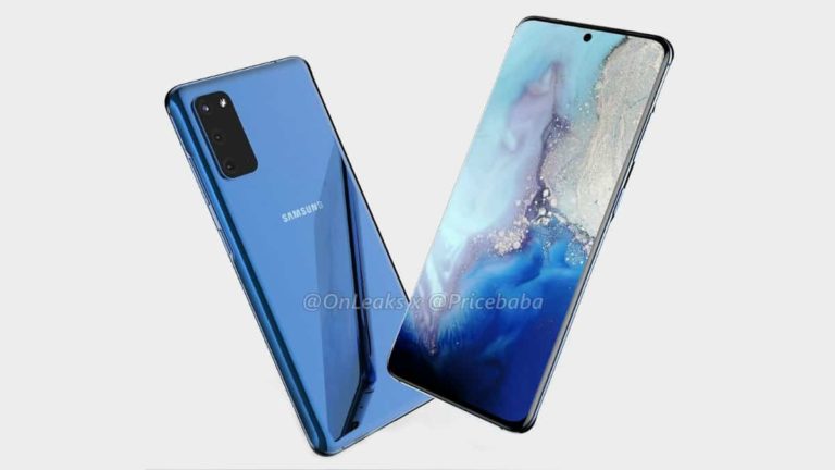 Recent leak reveals Samsung Galaxy S20 renders