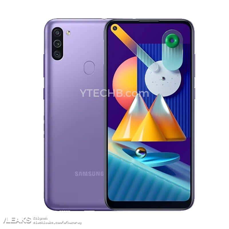 Samsung Galaxy M11 design and specs 