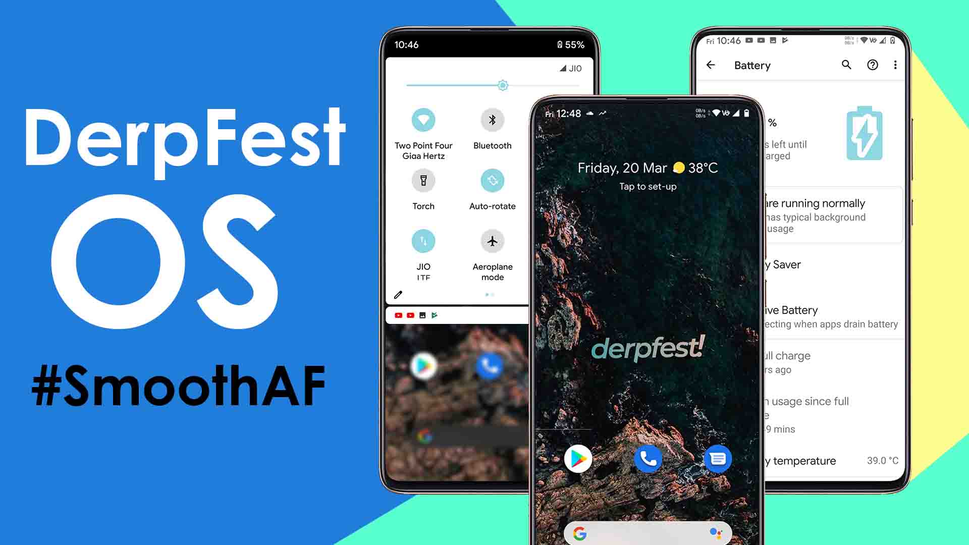Download DerpFest 10 Official for Redmi Note 8/8T